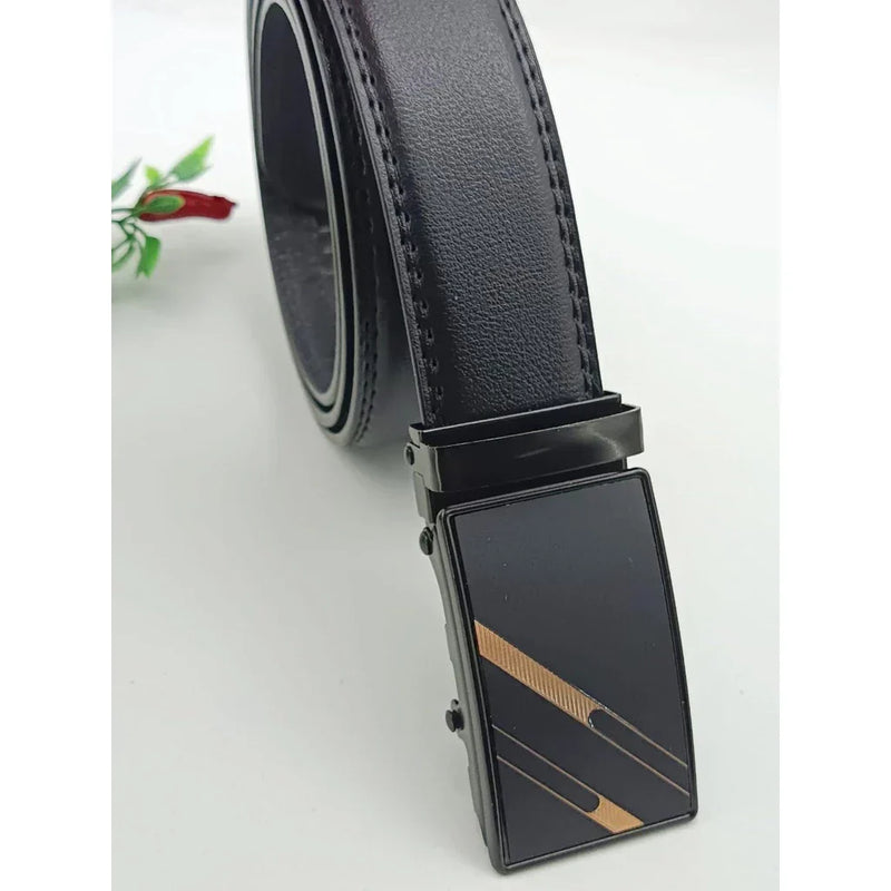 Cinto Tradicional Luxo Social Masculino Em Couro Sintetico Com Catraca Reforçada Moda Social