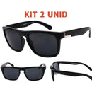 Kit 2 Óculos de Sol Masculinos em Madeira Bambu