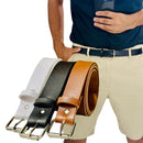 Cinto masculino plus size social basico em couro