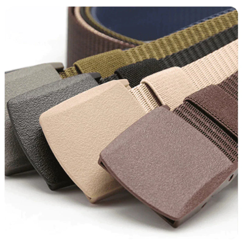 Moda Cinto Elástico Largo Masculino Fivela de Plástico pronto a entrega