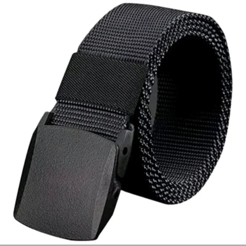 Moda Cinto Elástico Largo Masculino Fivela de Plástico pronto a entrega