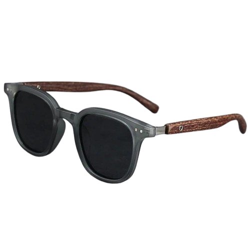 Óculos de Sol Clássicos Estilo Madeira Retro