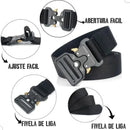 Loja tactical belt kit for men with easy adjustment and quick release buckle in black